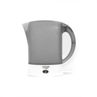 Adler Travel Kettle AD 1268 Standard, Plastic, White, 600 W, 0.6 L Adler Travel Kettle AD 1268 Standard, Plastic, White, 600 W, 0.6 L