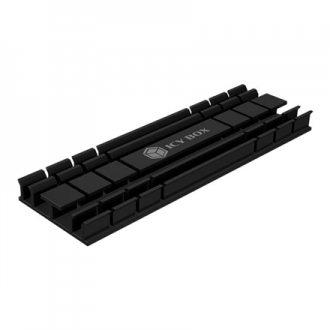 Icy Box IB-M2HS-701 Heat Sink Set for M.2 2280 SSD, For PC/PS5, Aluminium, 5 mm Thick Raidsonic