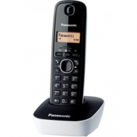 Panasonic Cordless KX-TG1611FXW Black/White Caller ID Wireless connection Phonebook capacity 50 entries Built-in display