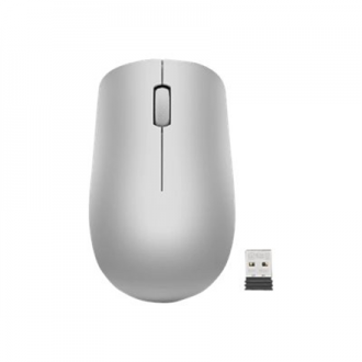 Lenovo Wireless Mouse 530 2.4 GHz Wireless via Nano USB Optical Mouse 1 year(s) Platinum Grey