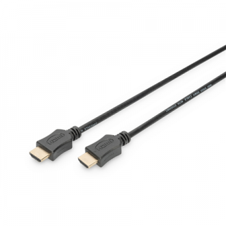 Digitus HDMI High Speed with Ethernet Connection Cable Black HDMI to HDMI 2 m Digitus HDMI High Speed with Ethernet Connection Cable Black HDMI to HDMI 2 m
