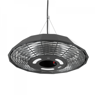 TunaBone Electric Ceiling Infrared Patio Heater TB2068C-01 Patio heater 2000 W Number of power levels 1 Suitable for rooms up to