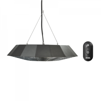 TunaBone Electric Ceiling Infrared Patio Heater TB2068C-01 Patio heater 2000 W Number of power levels 1 Suitable for rooms up to