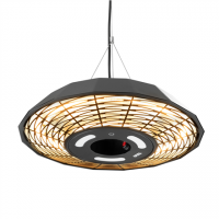 TunaBone Electric Ceiling Infrared Patio Heater TB2068C-01 Patio heater 2000 W Number of power levels 1 Suitable for rooms up to TunaBone Electric Ceiling Infrared Patio Heater TB2068C-01 Patio heater 2000 W Number of power levels 1 Suitable for rooms up to