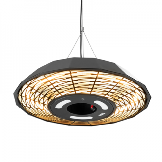 TunaBone Electric Ceiling Infrared Patio Heater TB2068C-01 Patio heater 2000 W Number of power levels 1 Suitable for rooms up to