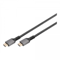 Digitus 8K PREMIUM HDMI 2.1 Connection Cable Black HDMI to HDMI 1 m