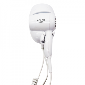 Adler Hair dryer for hotel and swimming pool AD 2252 1600 W Number of temperature settings 2 White Adler Hair dryer for hotel and swimming pool AD 2252 1600 W Number of temperature settings 2 White