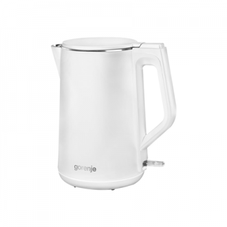 Gorenje Kettle K15DWW Electric 2200 W 1.5 L Plastic + metal 360 rotational base White Gorenje Kettle K15DWW Electric 2200 W 1.5 L Plastic + metal 360 rotational base White