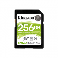 Kingston Canvas Select Plus - flash memory card - 256 GB - SDXC UHS-I Kingston