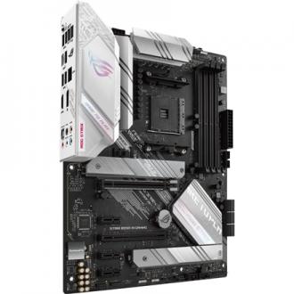 Asus ROG STRIX B550-A GAMING Processor family AMD Processor socket AM4 DDR4 DIMM Memory slots 4 Supported hard disk drive interf