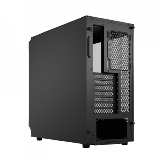 Fractal Design Focus 2 Side window Black TG Clear Tint Midi Tower Power supply included No