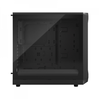 Fractal Design Focus 2 Side window Black TG Clear Tint Midi Tower Power supply included No