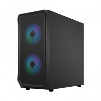 Fractal Design Focus 2 Side window RGB Black TG Clear Tint Midi Tower Power supply included No Fractal Design Focus 2 Side window RGB Black TG Clear Tint Midi Tower Power supply included No