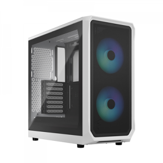 Fractal Design Focus 2 Side window RGB White TG Clear Tint Midi Tower Power supply included No Fractal Design Focus 2 Side window RGB White TG Clear Tint Midi Tower Power supply included No