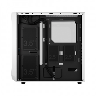 Fractal Design Focus 2 Side window RGB White TG Clear Tint Midi Tower Power supply included No Fractal Design Focus 2 Side window RGB White TG Clear Tint Midi Tower Power supply included No