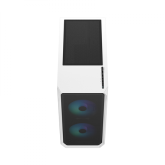 Fractal Design Focus 2 Side window RGB White TG Clear Tint Midi Tower Power supply included No Fractal Design Focus 2 Side window RGB White TG Clear Tint Midi Tower Power supply included No