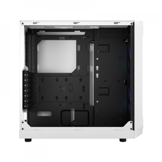 Fractal Design Focus 2 Side window RGB White TG Clear Tint Midi Tower Power supply included No