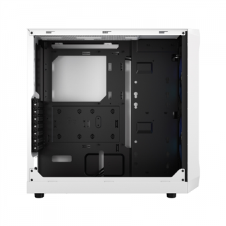 Fractal Design Focus 2 Side window RGB White TG Clear Tint Midi Tower Power supply included No Fractal Design Focus 2 Side window RGB White TG Clear Tint Midi Tower Power supply included No