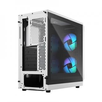 Fractal Design Focus 2 Side window RGB White TG Clear Tint Midi Tower Power supply included No Fractal Design Focus 2 Side window RGB White TG Clear Tint Midi Tower Power supply included No