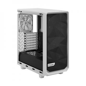 Fractal Design Meshify 2 Compact Lite Side window White TG Clear Mid-Tower Power supply included No
