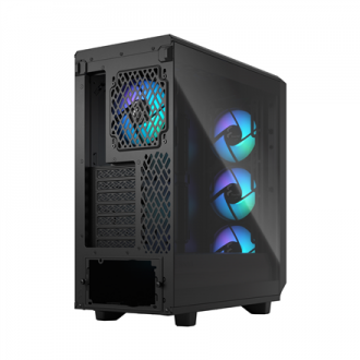 Fractal Design Meshify 2 Compact Lite RGB Side window Black TG Light Mid-Tower Power supply included No
