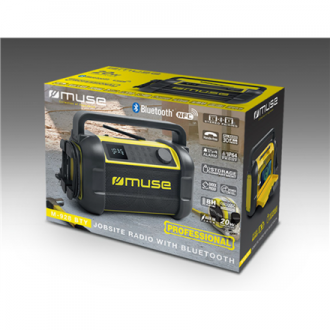 Muse M-928 BTY Radio Speaker Waterproof Bluetooth Wireless connection Black/Yellow Muse M-928 BTY Radio Speaker Waterproof Bluetooth Wireless connection Black/Yellow