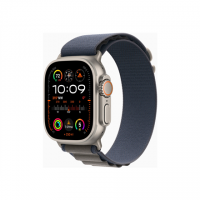 Apple Apple Watch Ultra 2 GPS + Cellular, 49mm Titanium Case with Blue Alpine Loop - Medium Apple
