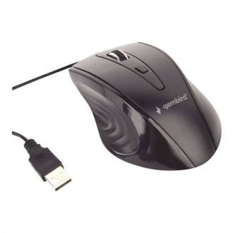 Gembird Mouse MUS-4B-02 USB Wired Standard Black Gembird Mouse MUS-4B-02 USB Wired Standard Black