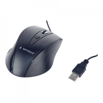 Gembird Mouse MUS-4B-02 USB Wired Standard Black Gembird Mouse MUS-4B-02 USB Wired Standard Black