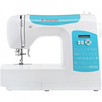 Singer Sewing Machine C5205-TQ Number of stitches 80 Number of buttonholes 1 White/Turquoise