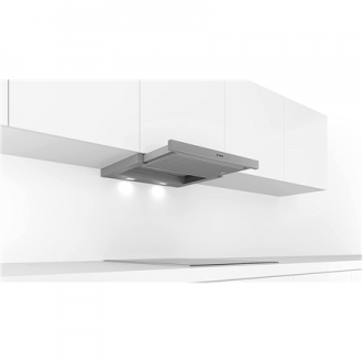 Bosch Hood Serie 4 DFL064A52 Telescopic Energy efficiency class A Width 60 cm 270 m /h Push Buttons LED Silver Bosch Hood Serie 4 DFL064A52 Telescopic Energy efficiency class A Width 60 cm 270 m /h Push Buttons LED Silver