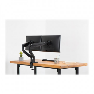 DIGITUS Universal Dual Monitor Mount with Gas Spring and Clamp Mount Digitus