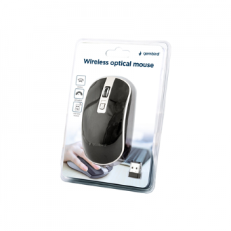 Gembird Wireless Optical mouse MUSW-4B-06-BS USB Optical mouse Black