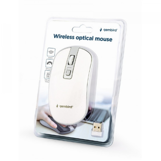 Gembird Wireless Optical mouse MUSW-4B-05 USB Optical mouse White Gembird Wireless Optical mouse MUSW-4B-05 USB Optical mouse White