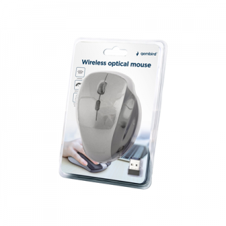 Gembird Wireless Optical mouse MUSW-6B-02-BG USB Optical mouse Black-Spacegrey Gembird Wireless Optical mouse MUSW-6B-02-BG USB Optical mouse Black-Spacegrey