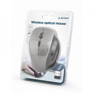 Gembird Wireless Optical mouse MUSW-6B-02-BG USB Optical mouse Black-Spacegrey Gembird Wireless Optical mouse MUSW-6B-02-BG USB Optical mouse Black-Spacegrey