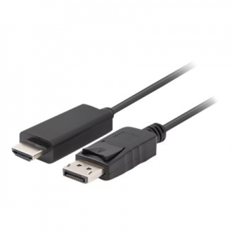 Lanberg DisplayPort to HDMI Cable DP to HDMI 1 m Lanberg DisplayPort to HDMI Cable DP to HDMI 1 m