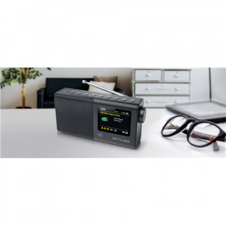 Muse Portable Radio M-117 DB FM, DAB/DAB+ Portable Black AUX in Muse Portable Radio M-117 DB FM, DAB/DAB+ Portable Black AUX in