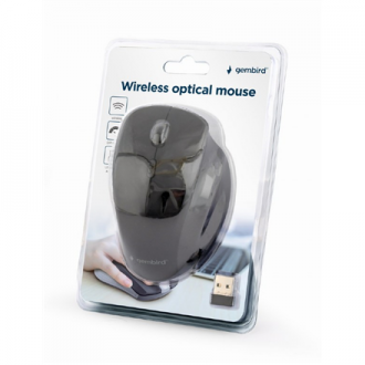 Gembird Wireless Optical mouse MUSW-6B-02 USB Optical mouse Black