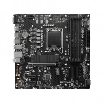 MSI PRO B760M-P DDR4 Processor family Intel Processor socket LGA1700 DDR4 DIMM Memory slots 4 Supported hard disk drive interfac MSI PRO B760M-P DDR4 Processor family Intel Processor socket LGA1700 DDR4 DIMM Memory slots 4 Supported hard disk drive interfac