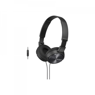 Sony Foldable Headphones MDR-ZX310 On-Ear Wired Black