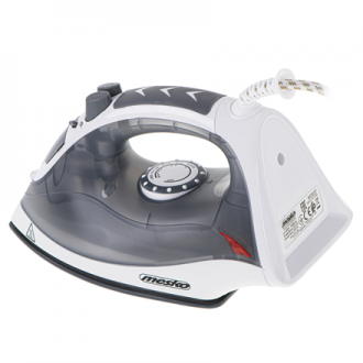 Mesko MS 5037 Steam Iron 2800 W Water tank capacity 170 ml Continuous steam 35 g/min Grey Mesko MS 5037 Steam Iron 2800 W Water tank capacity 170 ml Continuous steam 35 g/min Grey