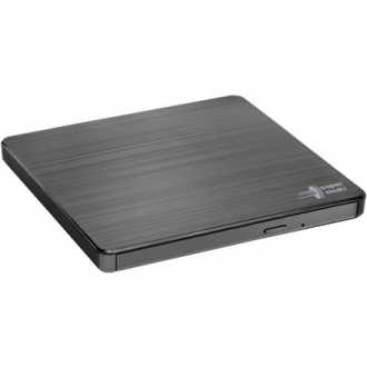 H.L Data Storage Ultra Slim Portable DVD-Writer GP60NB60 Interface USB 2.0 DVD R/RW CD read speed 24 x CD write speed 24 x Black
