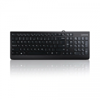 Lenovo USB Keyboard 300 Standard Wired Complete ergonomic design. Spill resistant keys with board drain. Concaved key caps fitte Lenovo USB Keyboard 300 Standard Wired Complete ergonomic design. Spill resistant keys with board drain. Concaved key caps fitte