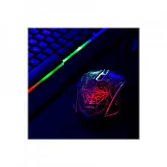 Logilink Gaming-Set, keyboard, mouse and mouspad ID0185 Keyboard, Mouse and Pad Set Wired Mouse included DE Numeric keypad