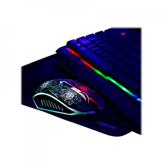 Logilink Gaming-Set, keyboard, mouse and mouspad ID0185 Keyboard, Mouse and Pad Set Wired Mouse included DE Numeric keypad
