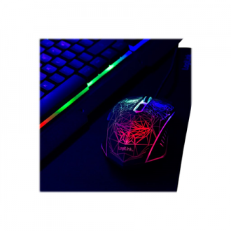 Logilink Gaming-Set, keyboard, mouse and mouspad ID0185 Keyboard, Mouse and Pad Set Wired Mouse included DE Numeric keypad