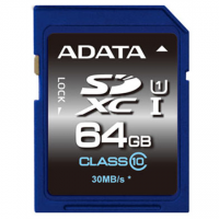 ADATA Premier 64 GB SDHC Flash memory class 10 No