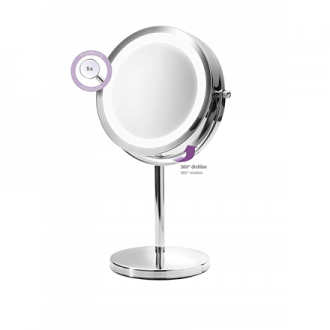 Medisana CM 840 2-in-1 Cosmetics Mirror 13 cm High-quality chrome finish
