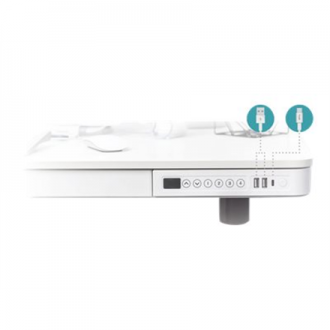 Digitus | Electric Height Adjustable Desk | 72 - 121 cm | Maximum load weight 50 kg | Metal | White